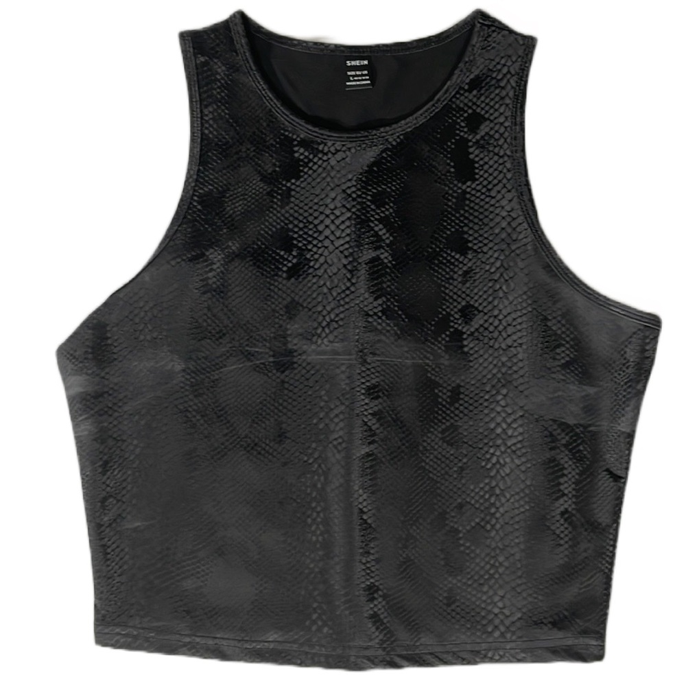 Pleather Snake Skin MIDI Tank Top